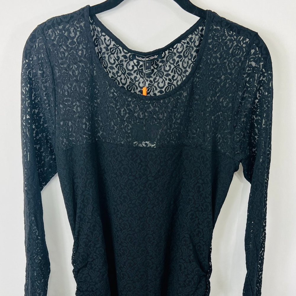 Iasbella Oliver Black lace Maternity dress size 3